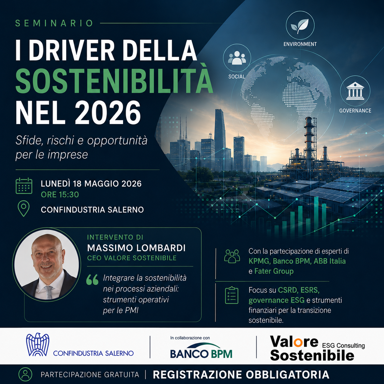 I driver della sostenibilità nel 2026 — Massimo Lombardi, Valore Sostenibile