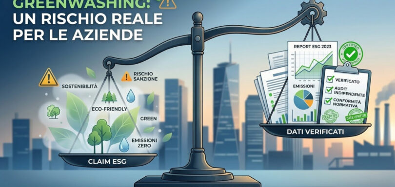 Infografica: il greenwashing come rischio reale per le aziende